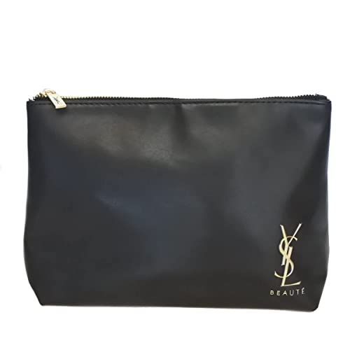 イヴサンローラン Yves saint Laurent YSL ポーチ 小物入れ ロゴ ブラック 黒 化粧 メイク かわいい 化粧ポーチ コスメ ブランド ロゴ お返し かわいい おしゃれ クリスマス ハロウィン バレンタイン ホワイトデー 入学 新年 卒業