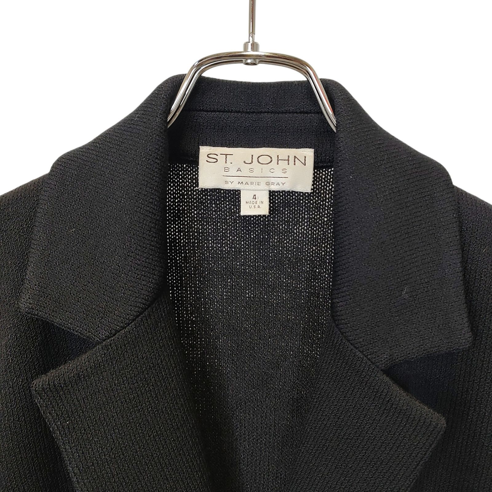 セントジョン ニットジャケット ST.JOHN BASICS サンタナ USA製 セントジョン ニットジャケット ST.JOHN BASICS サンタナ USA製
