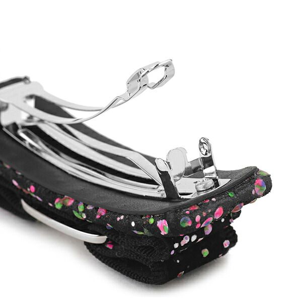 新品 フェラガモ FERRAGAMO バレッタ FERM FANTASY バレッタ ブラック