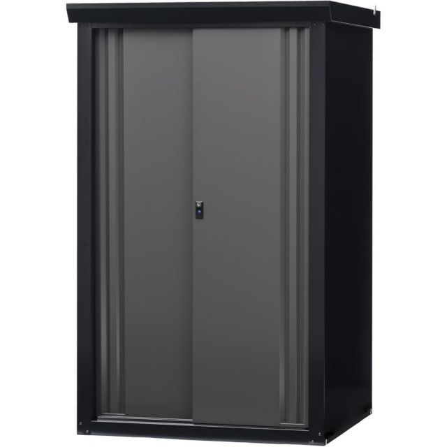 グリーンライフ GREEN LIFE ファミリー 物置 ダシーレ SRM-0915 BK AGY 簡単 組立 幅95×奥行82×高さ153cm 鍵付き