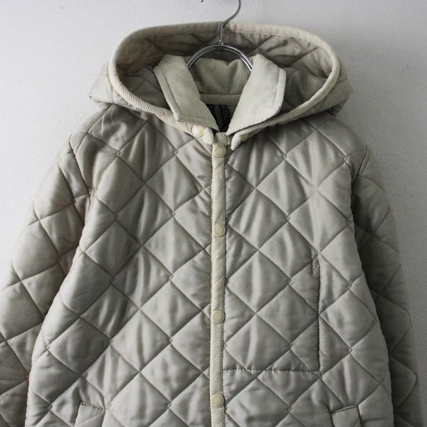 LAVENHAM ラベンハム HALSTEAD キルティングコート 36/ライトグレー 