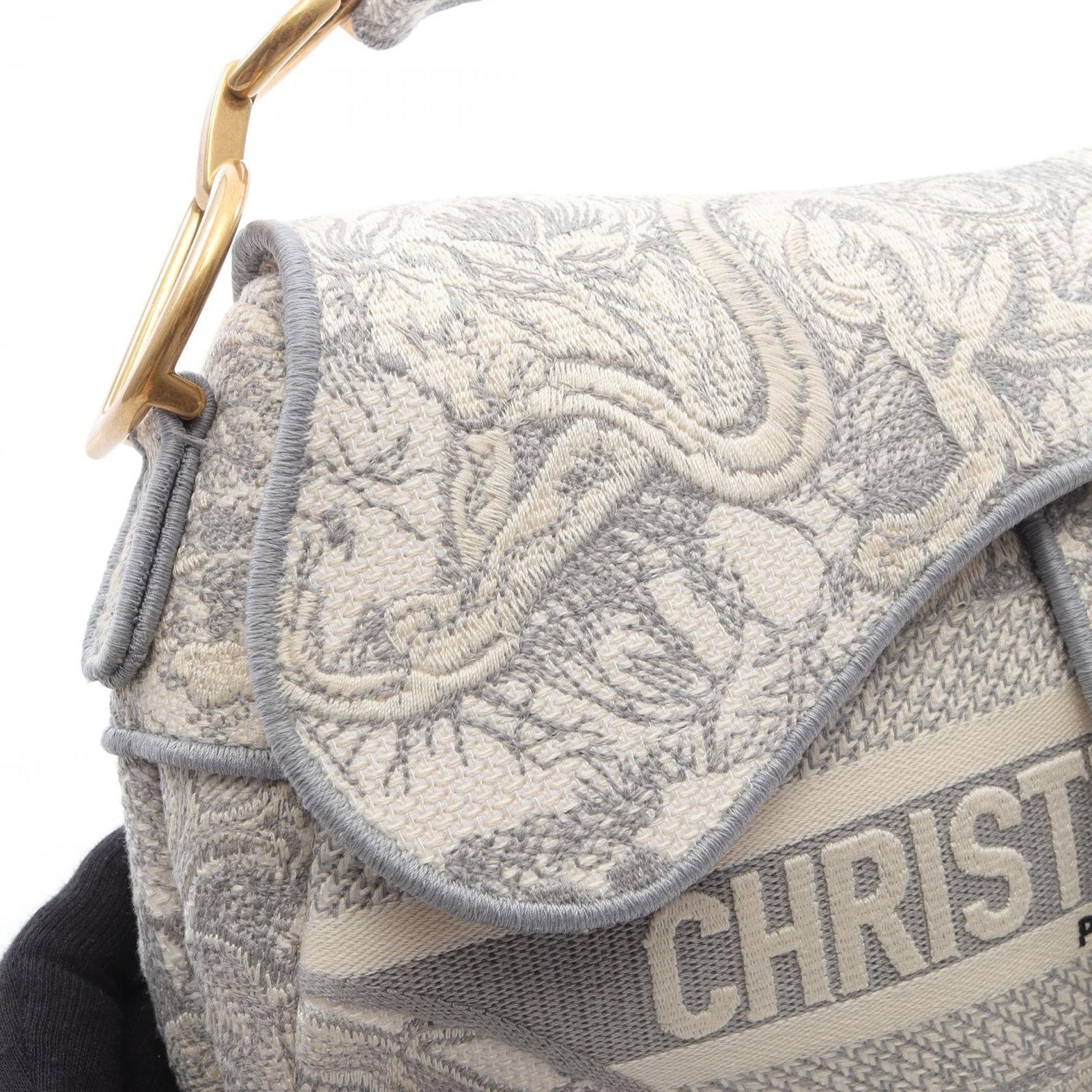 関税負担なし☆DIOR ミニSADDLEサドルバッグショルダーバッグ Dior SADDLE(ディオール サドル) バッグ・カバン(レディース