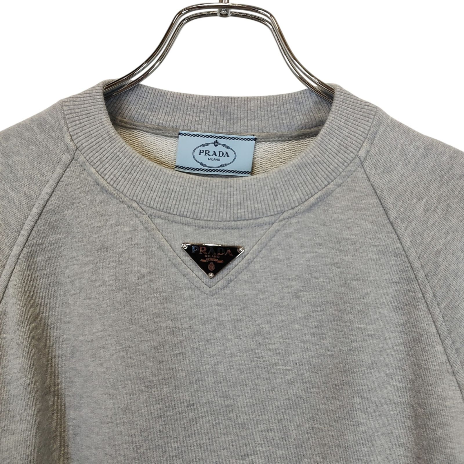 PRADA プラダ トライアングル ロゴプレート 長袖 スウェット シャツ