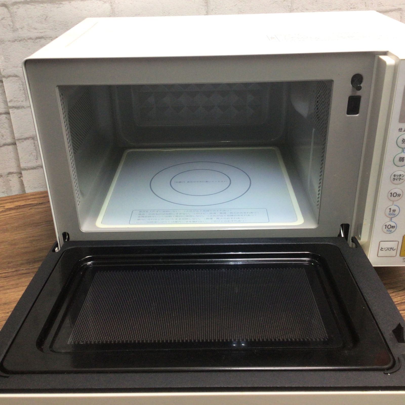 ヤマダ 電子レンジ YMW-S17G1 2019年製 フラットタイプ ホワイト 9124