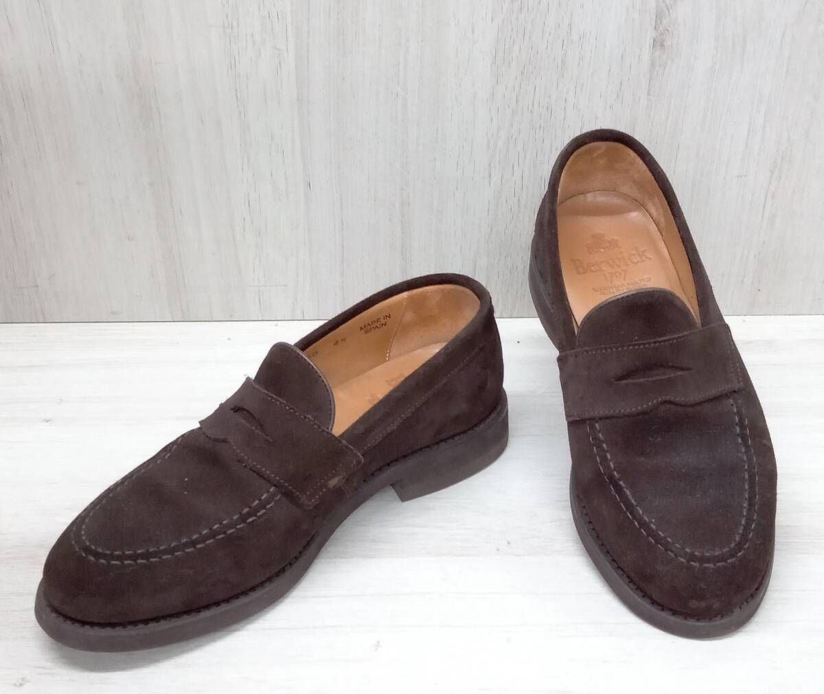 Berwick|バーウィック|ローファー|5260|ヴィブラム ソール|ブラウン|4 1|2