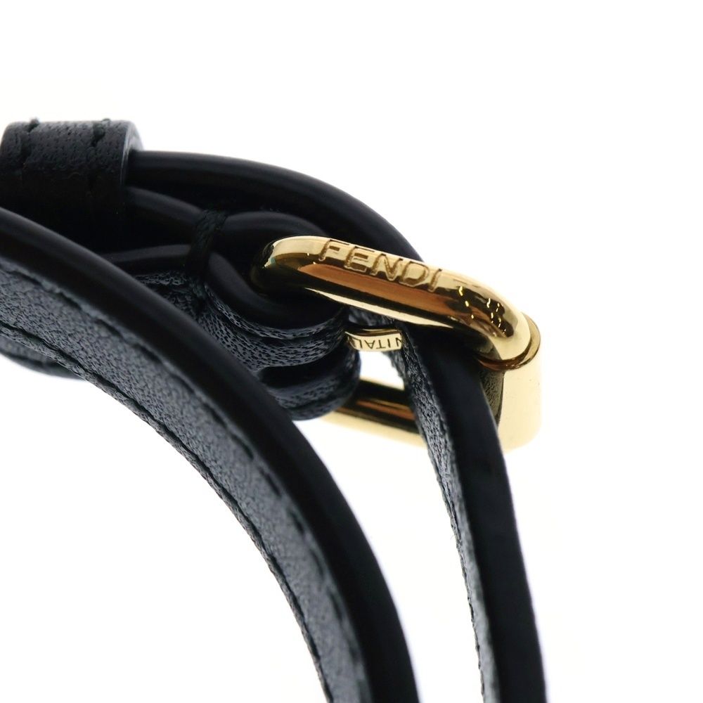 FENDI (フェンディ) Fロゴ エフイズ ブレスレット ブラック