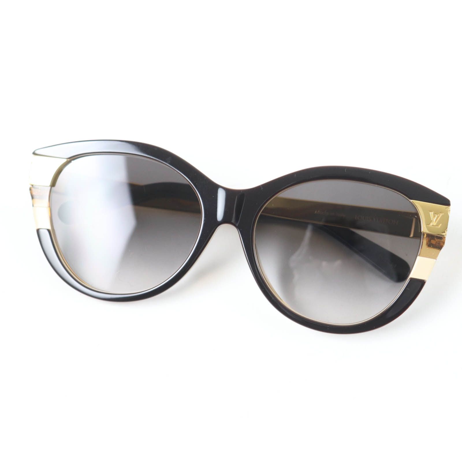美品 ルイ ヴィトン LOUIS VUITTON サングラス LV イタリア製