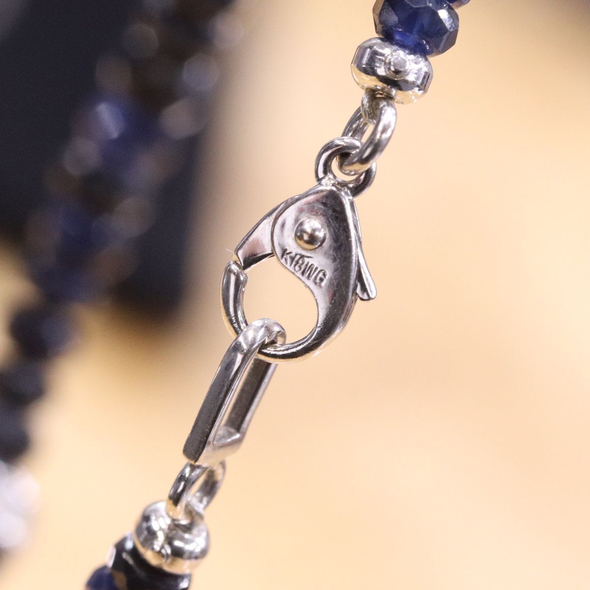 本物 超美品 イーノス 極希少 サファイヤリンク K18WG