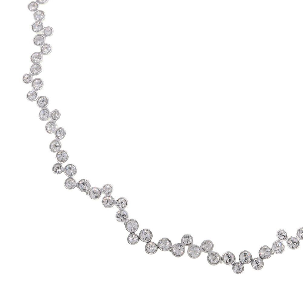 スワロフスキー Fidelityネックレス　クリスタル　973783 ブライダル スワロフスキー ネックレス フィデリティ 973783 シルバー クリスタル