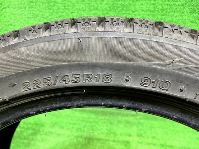 BRIDGESTONE スタッドレス ブリヂストン ブリザックVRX2 225 45R18 1本 6ミリ 2020年 FFCRYSTALESIA_COM