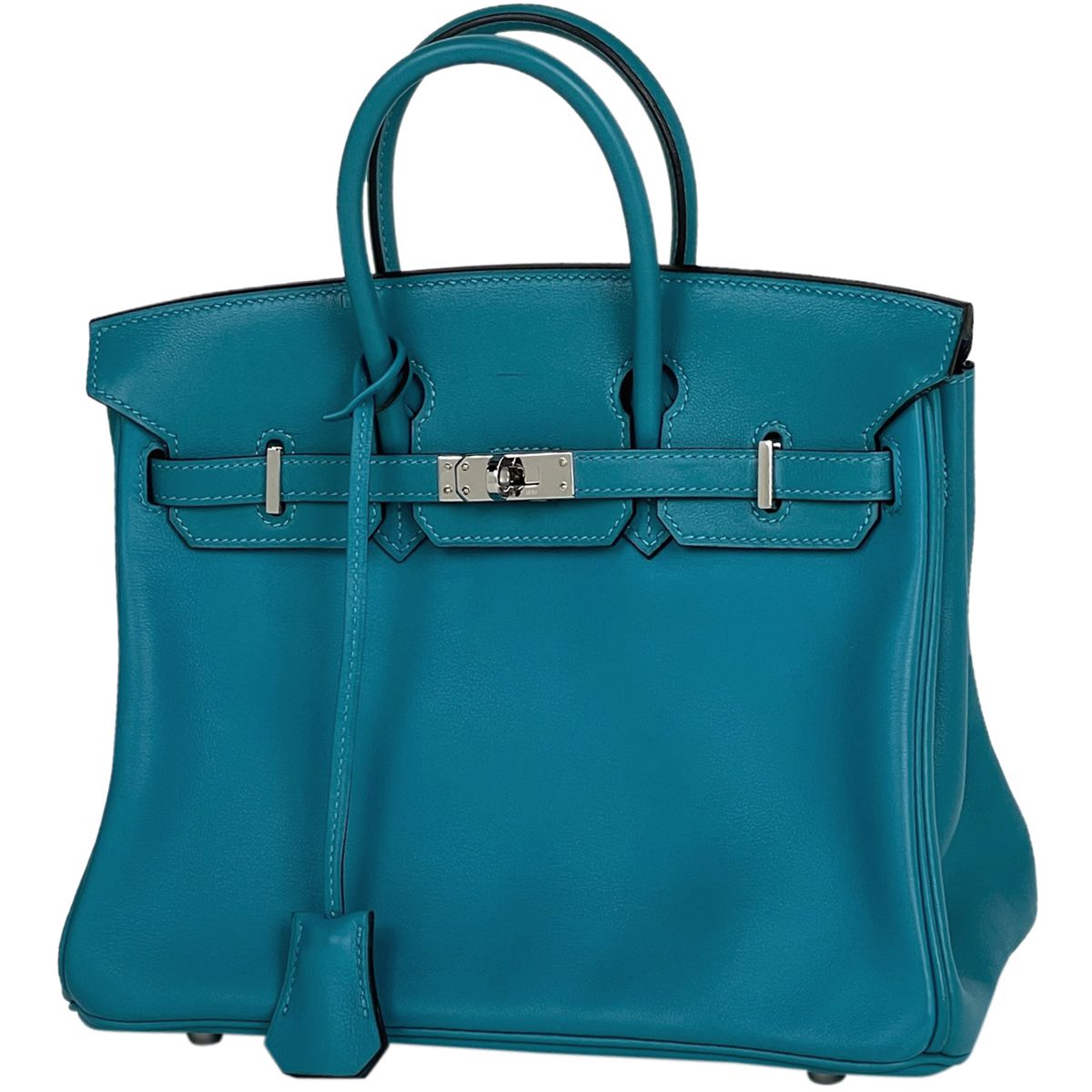 PRADA ショルダーバッグ 巾着 三角ロゴ レザー スタッズ ナイロン