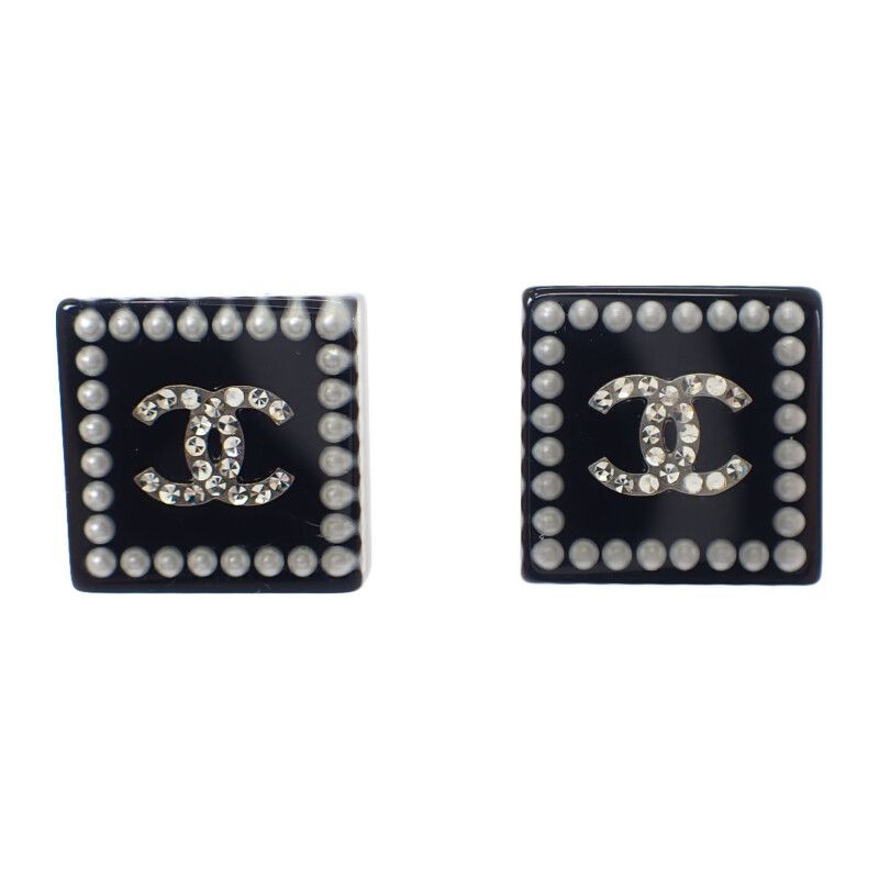 CHANEL CCスクエア 15C ピアス フェイクパール