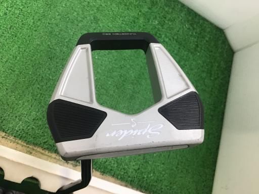 テーラーメイド Spider S PLATINUM シングルベンド 34インチ USA パター PT スチール ブラック フレックスその他 メンズ 男性用 右利き 右用 Cランク ゴルフクラブ