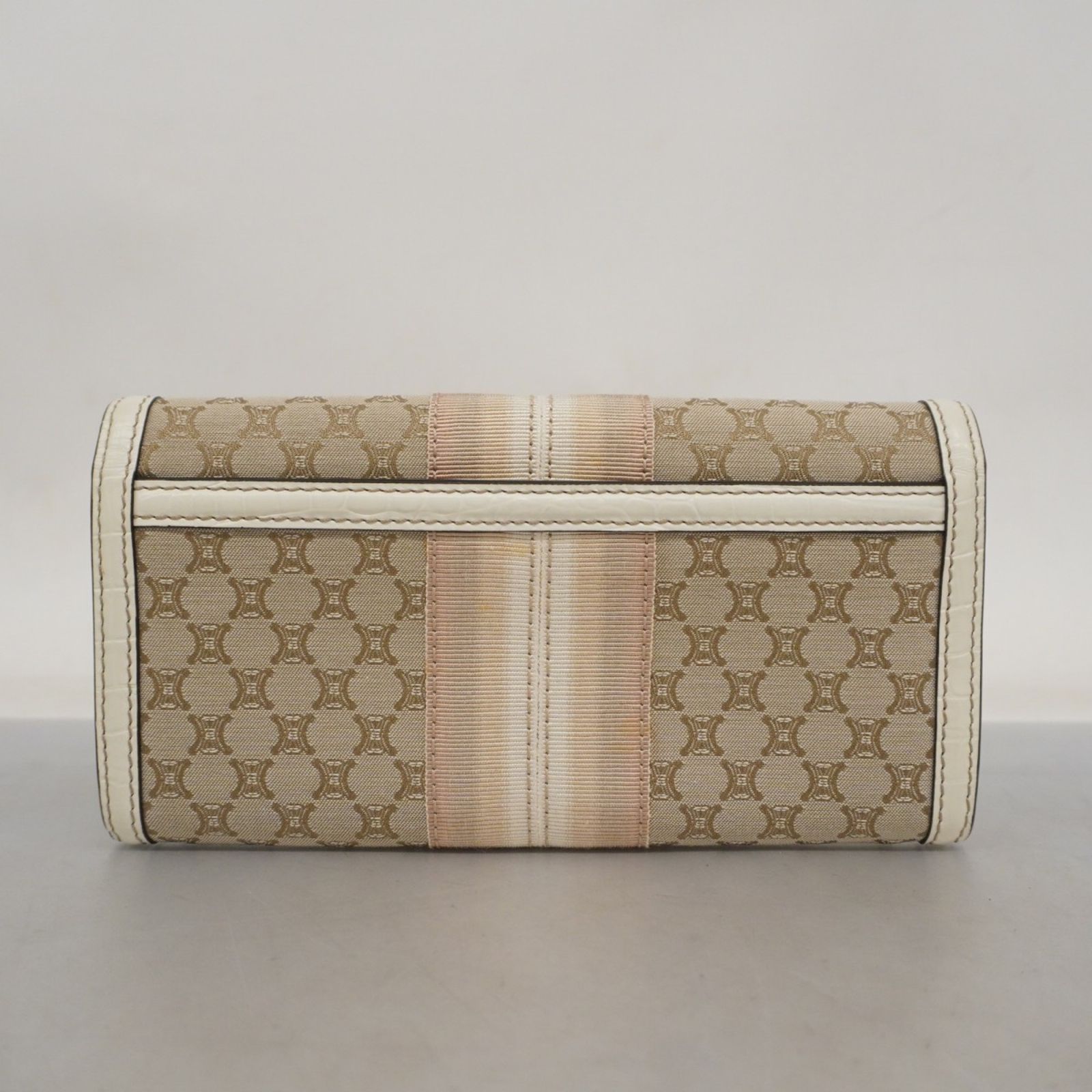 セリーヌ　長財布マカダム　キャンバス地 CELINE(セリーヌ) macadam pattern long wallet マカダム 長財布