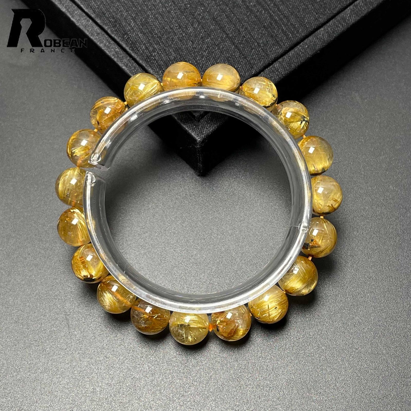 逸品 EU製 定価10万円☆ROBEAN・太陽花タイチンルチル☆黄金針
