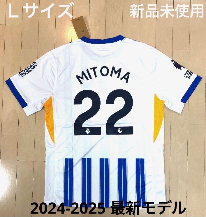 三笘薫 ブライトン 25/26  ユニフォーム 海外Lサイズ 三笘薫 ブライトン 25/26 HOME ユニフォーム 海外Lサイズ 三笘薫