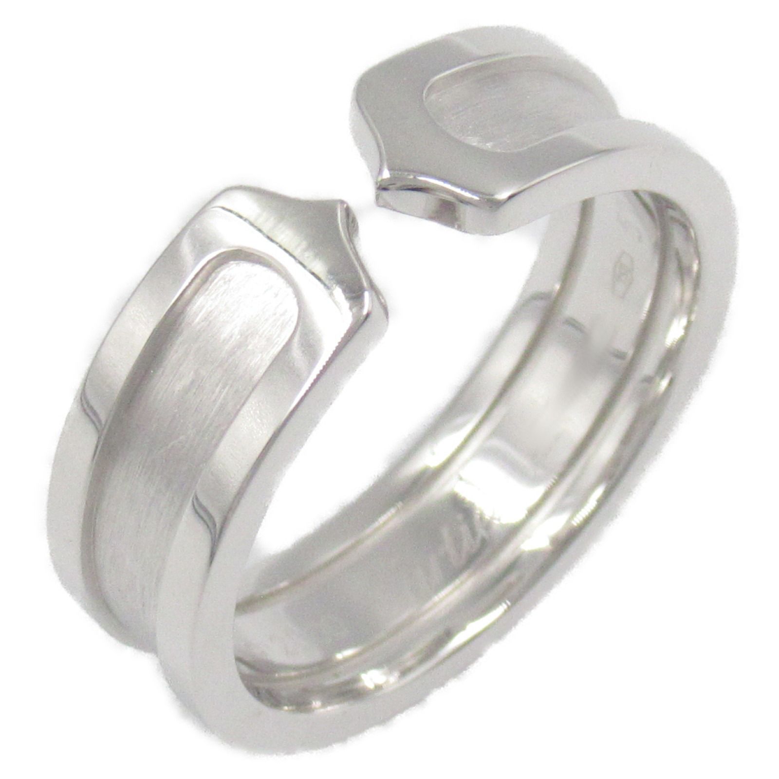 カルティエ CARTIER リング 指輪 C2リング K18WG ホワイトゴールド C2リング ユニセックス Used A