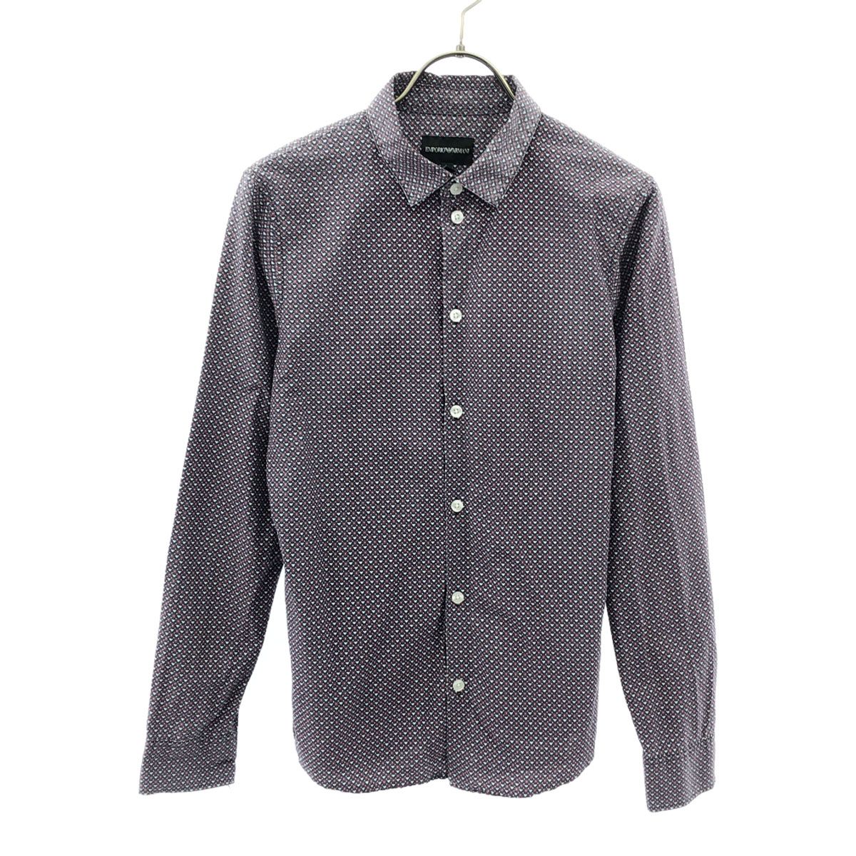 EMPORIO ARMANI 長袖シャツ 14A （166㎝） Emporio Armani エンポリオアルマーニ 総柄 長袖 シャツ