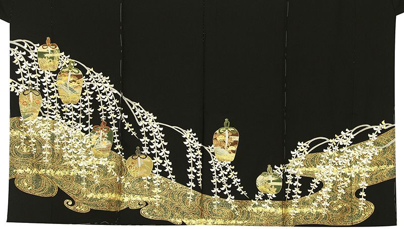 ※店舗改装後仕立無料☆京都名門千切屋監修☆吉祥四季花誰ケ袖文訪問着☆袷、単衣きもの選択（10010432） \u203b記念感謝祭☆仕立無料・送料無料☆名門染の吉澤謹製☆袷