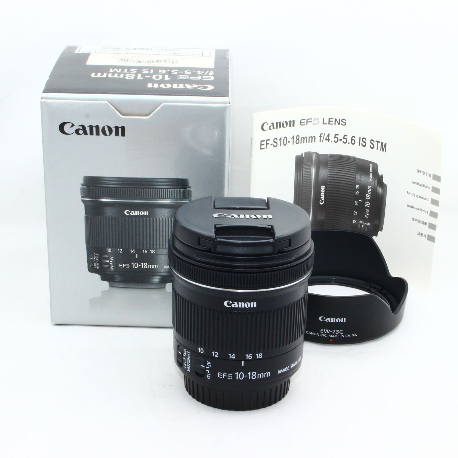 ビジネスバック Canon広角ズームレンズ EF-S10-18mm レンズフード付き ...