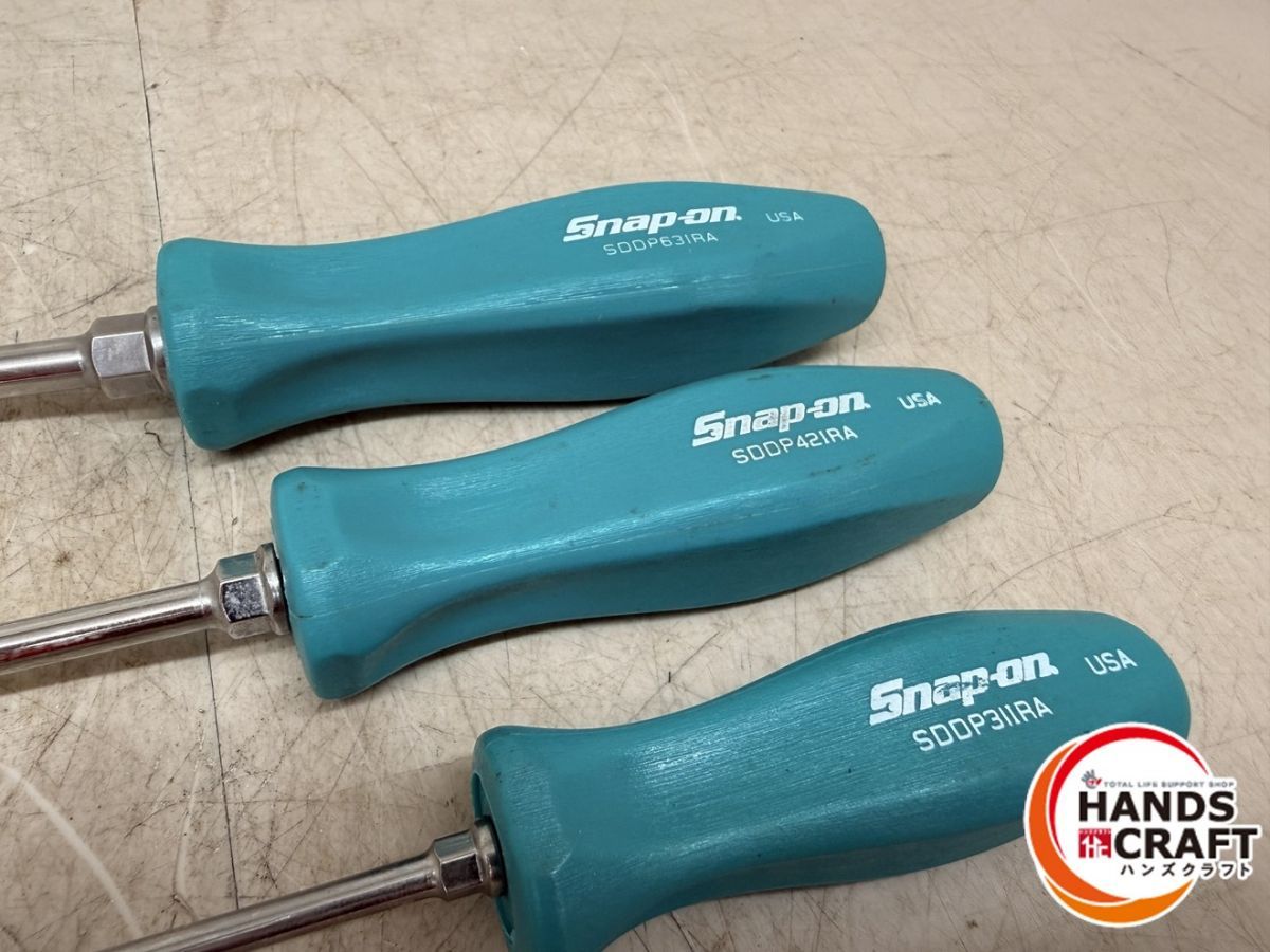 ♪ Snap-on プラスドライバー3本セット SDDP31IRA 421IRA 631IRA スナップオン