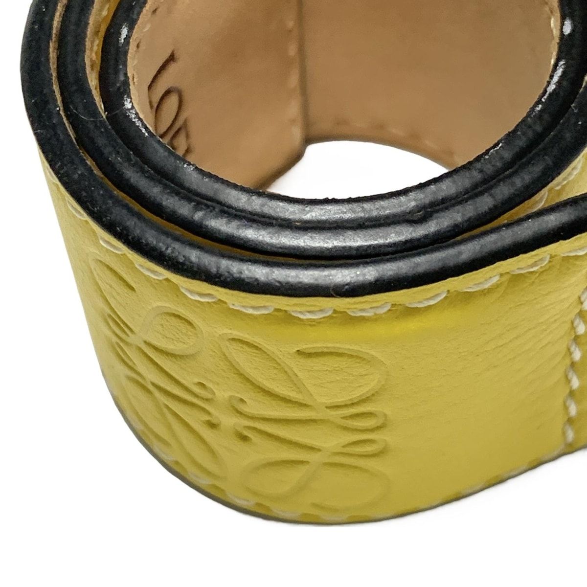 LOEWE ロエベ ブレスレット - レザー イエロー WWW_WOWDIGSITE_COM