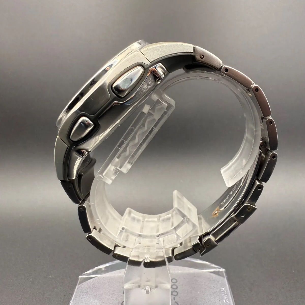 CASIO】WVA-400J Wave Ceptor 電波ソーラー腕時計（アナデジ） - メルカリ