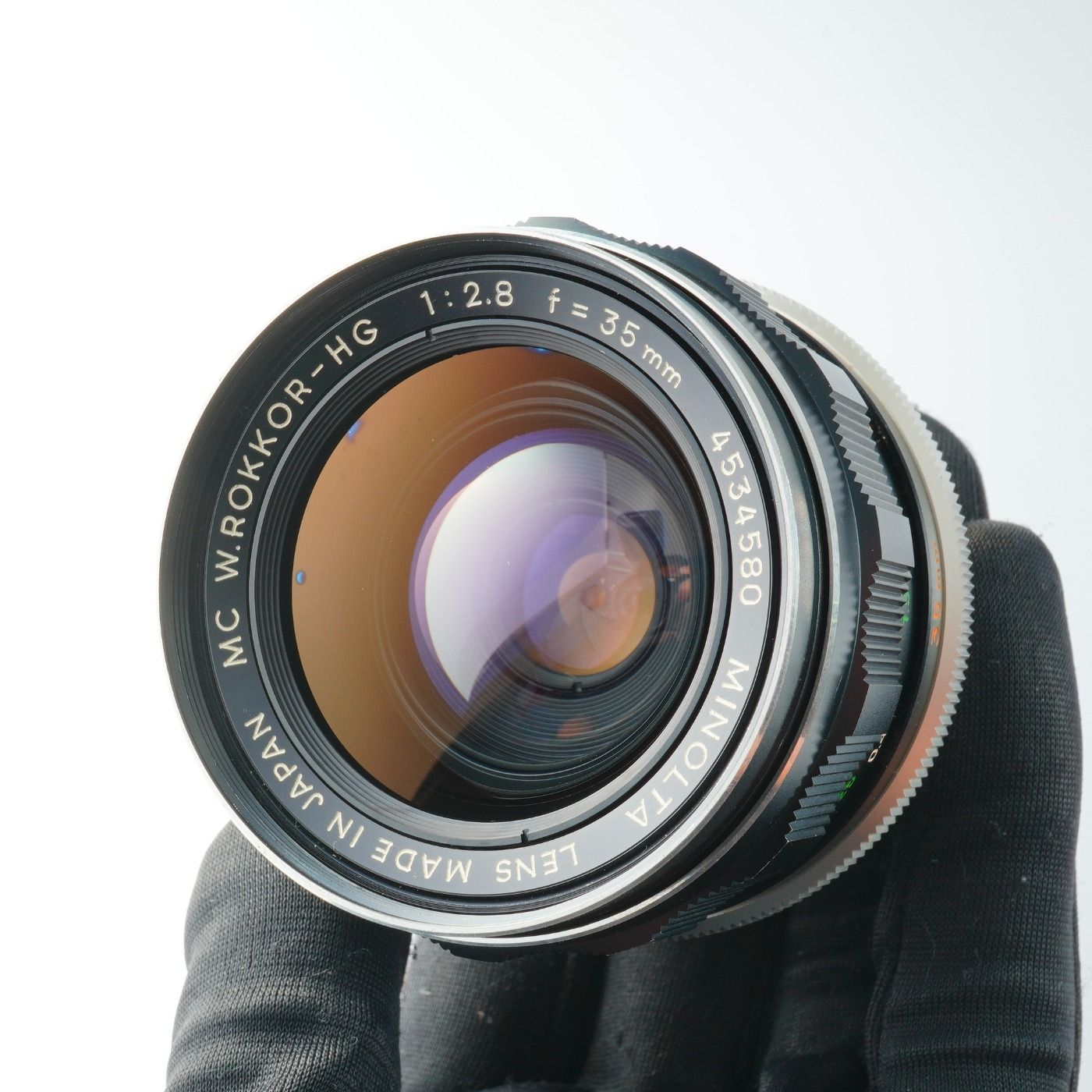 MINOLTA ミノルタ MC W.Rokkor-HG 35mm F/2.8 単焦点レンズ - メルカリ