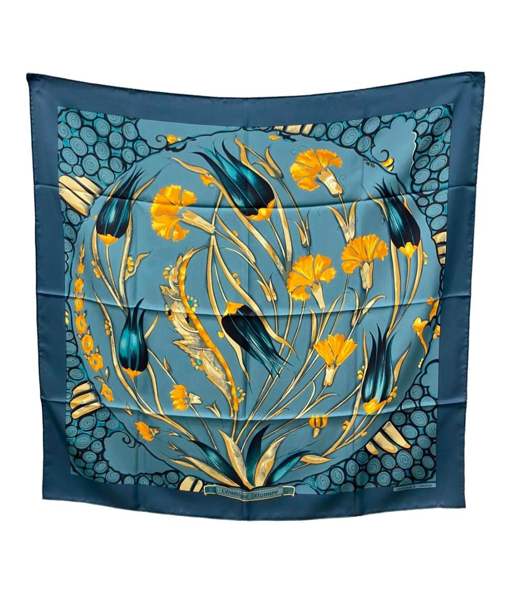 エルメス スカーフ シルク カレ90 Céramique Ottomane レディース HERMES