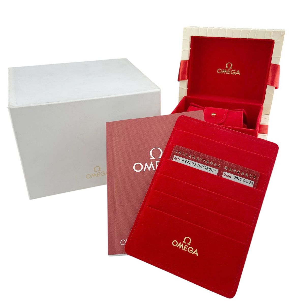 保証書】オメガ OMEGA デ ヴィル プレステージ 424.20.24.60.08.001  