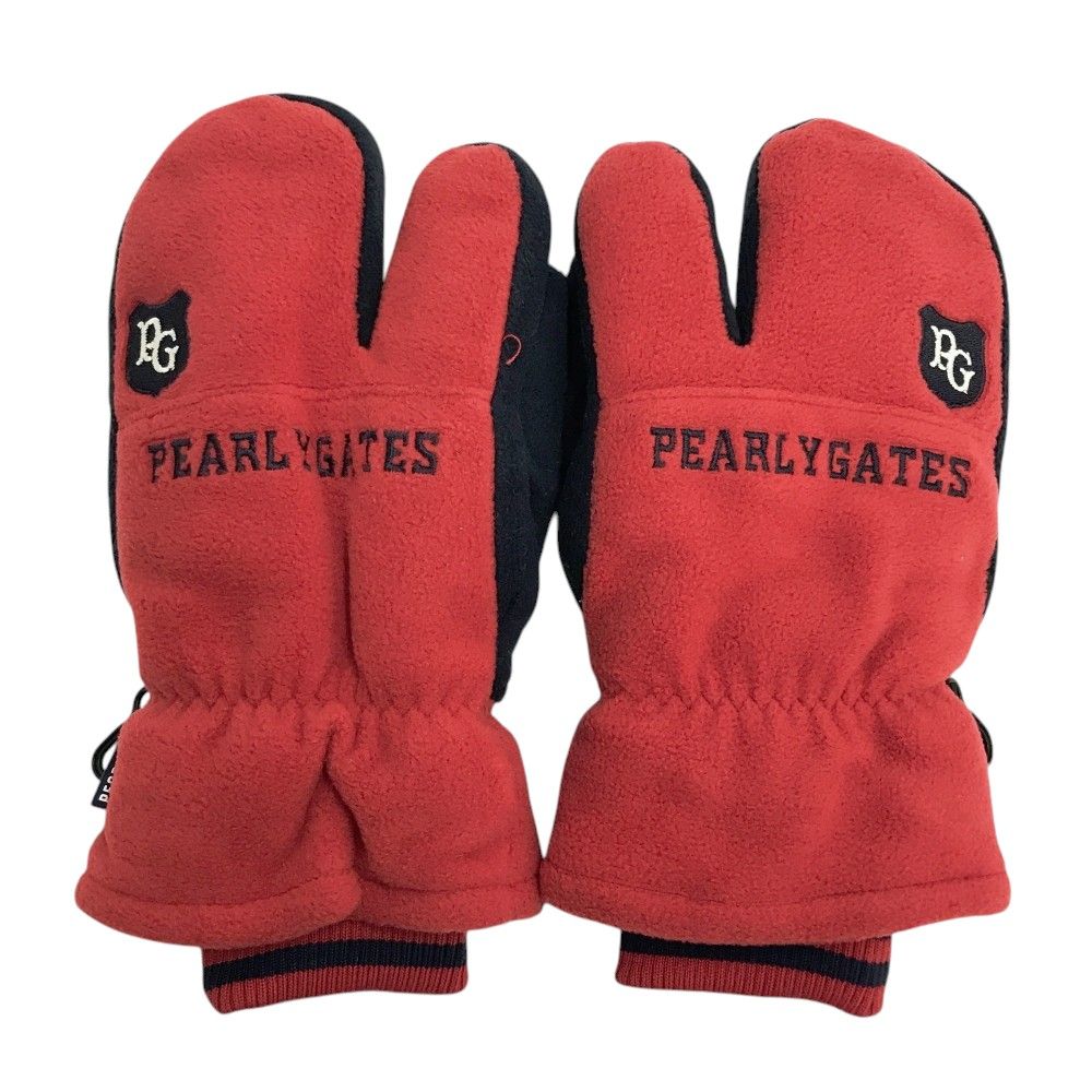 PEARLY GATE】ゴルフミトン＊パーリーゲイツ＊フリース手袋＊防寒