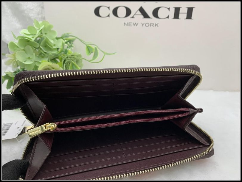 COACH 財布 コーチ 長財布 フラワー 花柄 フローラル プリント カーキ シグネチャー アコーディオン プレゼント 贈り物 ラウンドファスナー  ロング ジップ ファッション レディース メンズ 新品 未使用 F39189 A184Z-5 - メルカリ