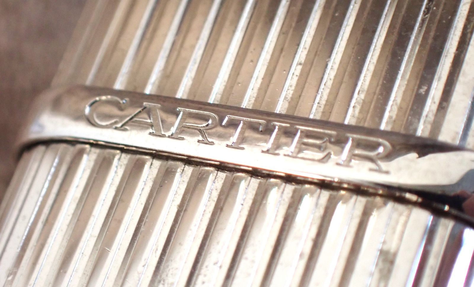 ✨Cartier カルティエ ゴドロン ライター プラチナフィニッシュ 
