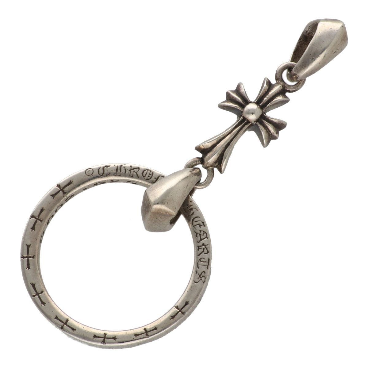 CHROME HEARTS クロムハーツ アイウェアループ SV925 シルバー ベイビーファットクロス NTFL ネックレス ペンダント トップ チャーム 25030223 RS