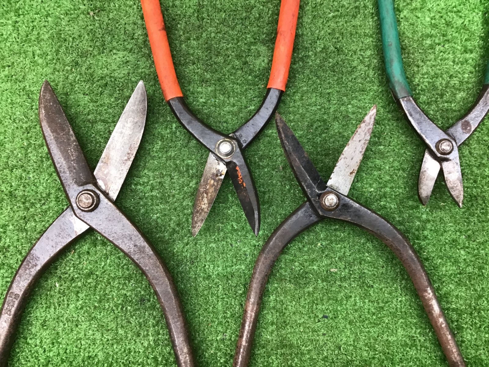 現状品 板金鋏11本