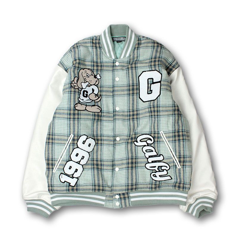 ガルフィー チェックのわんわん大学 JKT スタジャン GALFY
