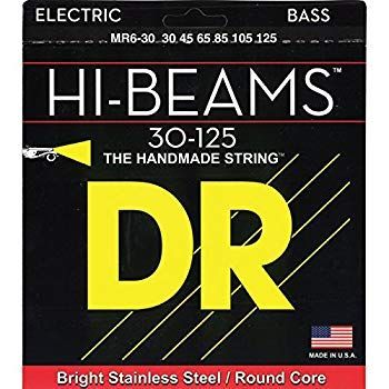 【中古】(未使用･未開封品)　DR ベース弦 6弦 HI-BEAM ステンレス .030-.125 MR6-30 lok26k6