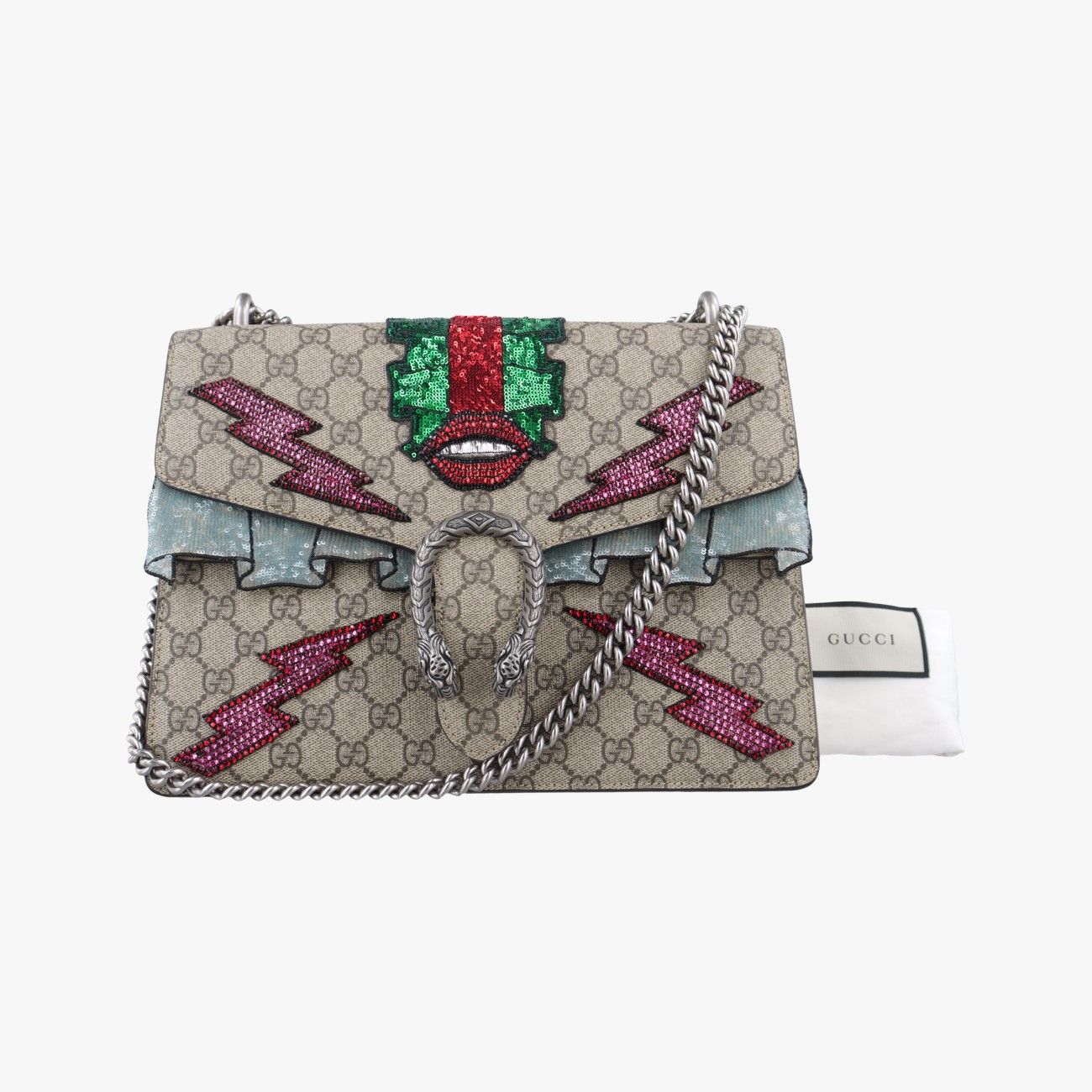 グッチGucciディオニュソス ベージュ×マルチ PVCコーティングキャンバス 400235 B021628338