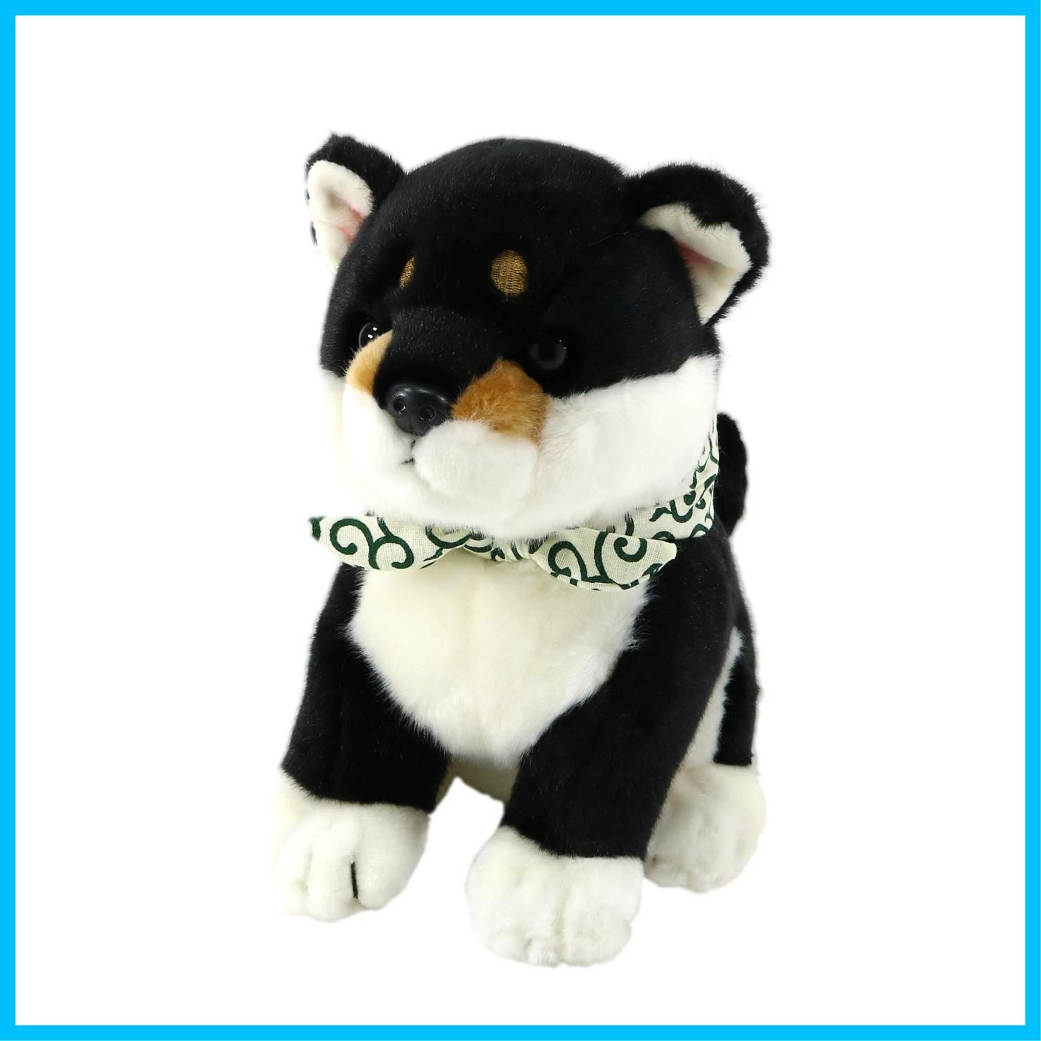 【特価商品】まめしば 座り 黒 M ぬいぐるみ 日本 キュート販売 D0031N