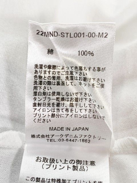 マインデニム 22SS Jack Pierson×Stie-loプリントTシャツ