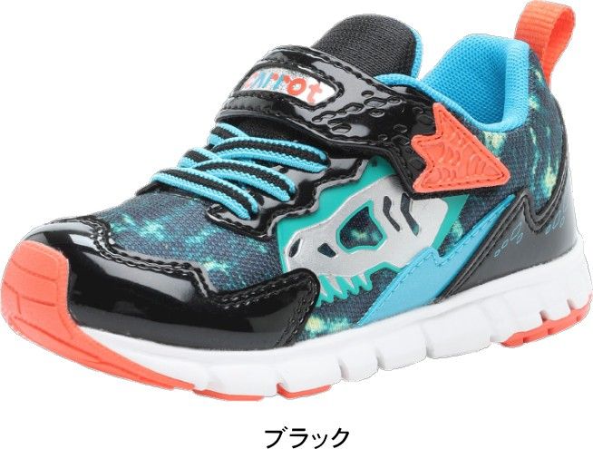  ムーンスター MoonStar キャロット Carrot 男の子 子供靴 運動会 キッズ チャイルド ジュニア スニーカー ベルクロ ローカット キッズシューズ tmcrc2317 ブラック 16.0cm スニーカー