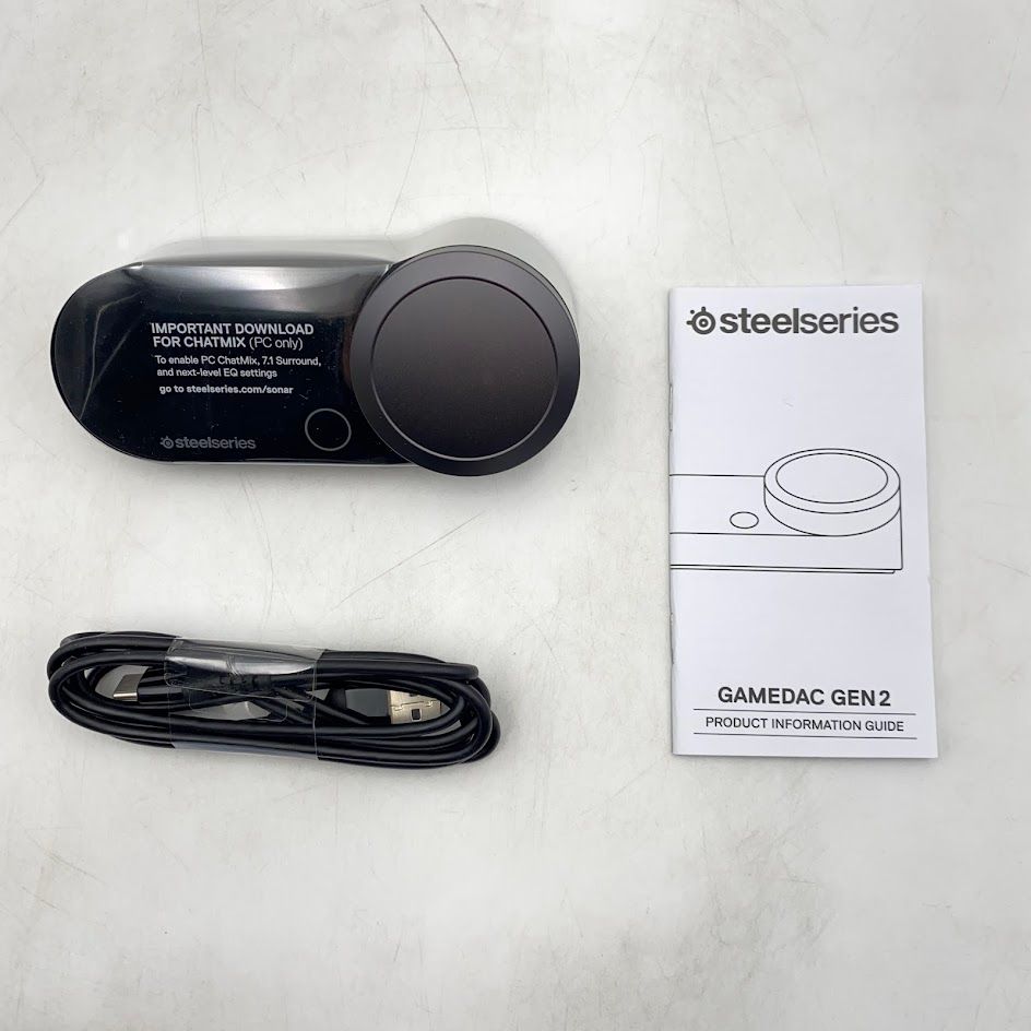 開封済・未使用品】SteelSeries GameDAC Gen 2 有線 ミックスアンプ SC  