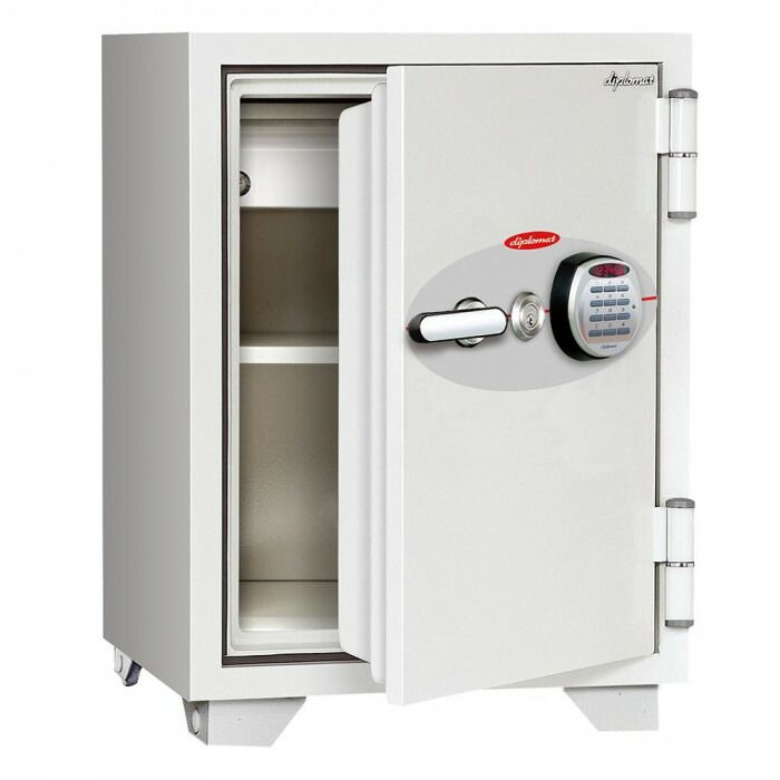 diplomatディプロマット社 デジタルテンキー式耐火金庫 シリンダー付 容量50L 060EKR3