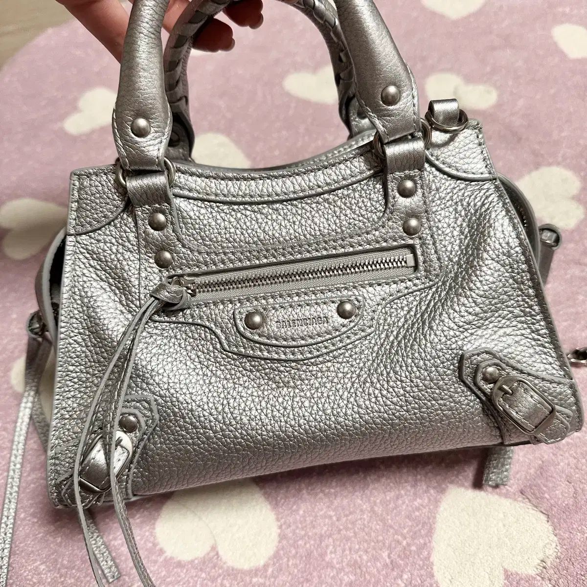 BALENCIAGA バレンシアガ ネオクラシックシティ ミニ シルバー BALENCIAGA バレンシアガ ネオクラシックシティ ミニ シルバー