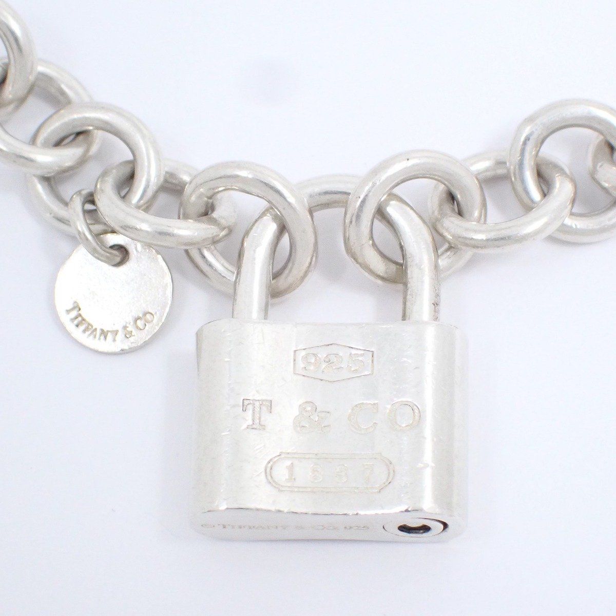 美品✨Tiffany＆Co. ティファニー 1837 ロックブレスレット カデナ TIFFANY&Co ティファニー カデナ ロック ブレスレット 1837