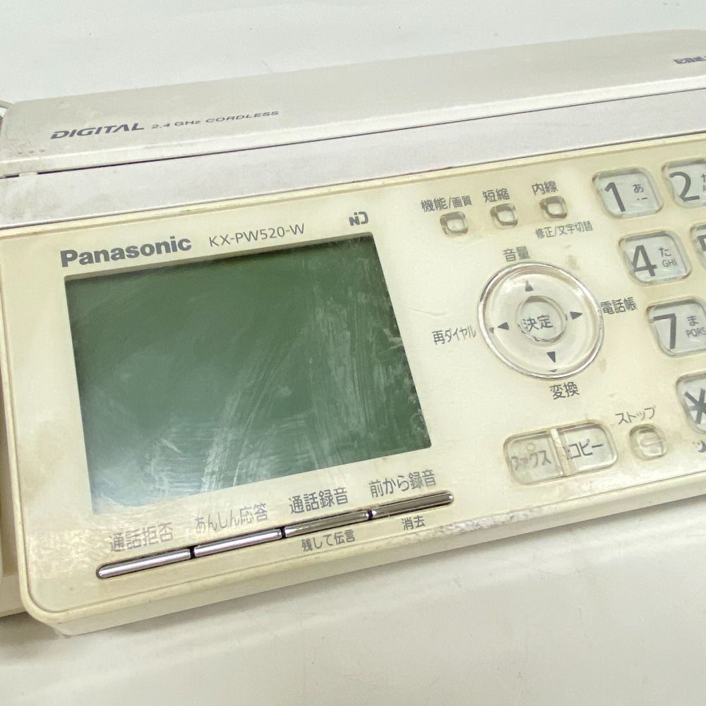 Panasonic - パナソニック　電話機　kx-pw320-k パナソニック、3.5型液晶搭載の家庭用ファクス - 価格.com