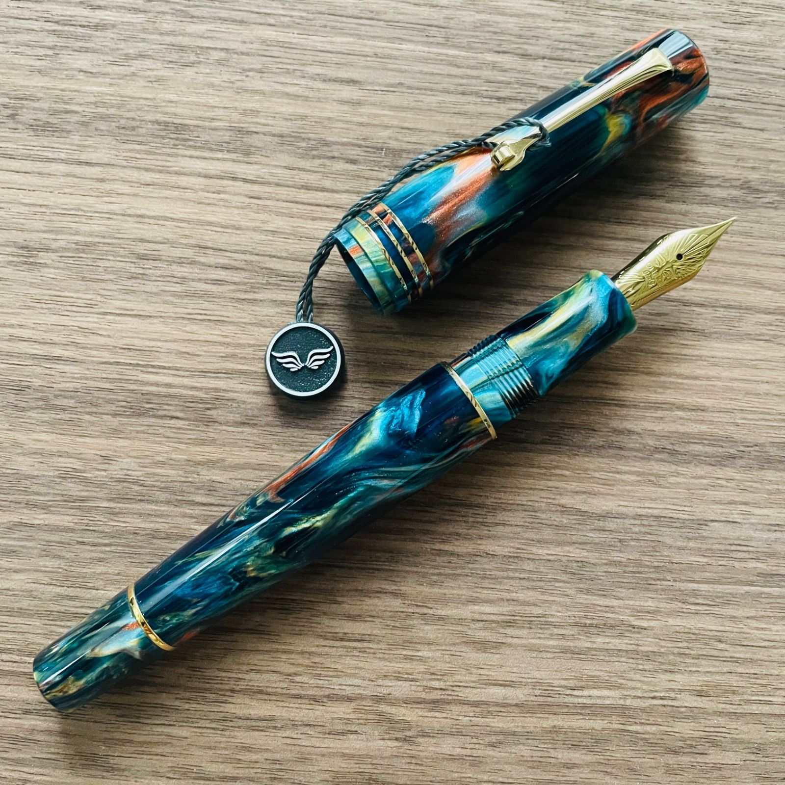 【限定生産品43本】レオナルド 万年筆 MZG サンセット・ウェーブ F ラスト1本！【限定43本】レオナルド万年筆 モーメント・ゼロ