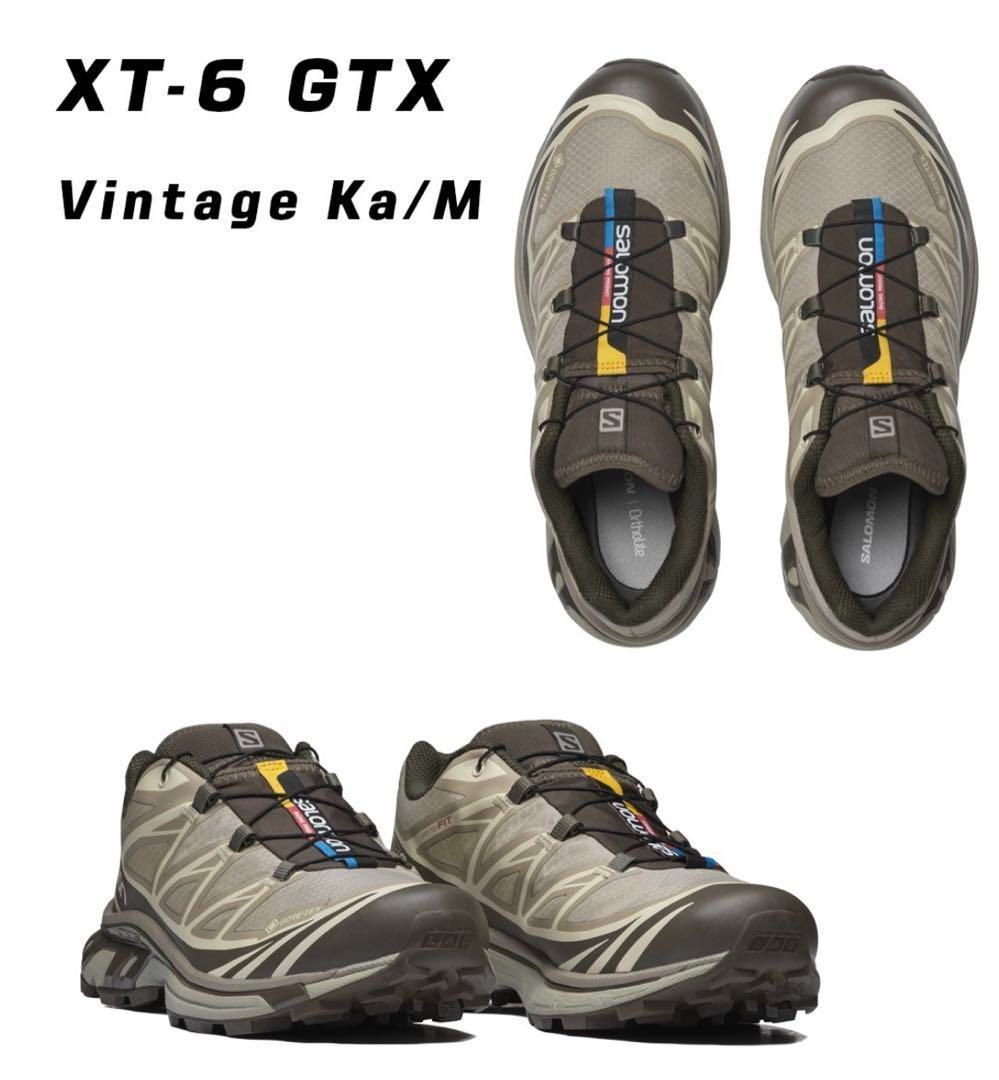 SALOMON サロモン スニーカー XT-6 Gore-Tex VINTAGE KHAKI - メルカリ