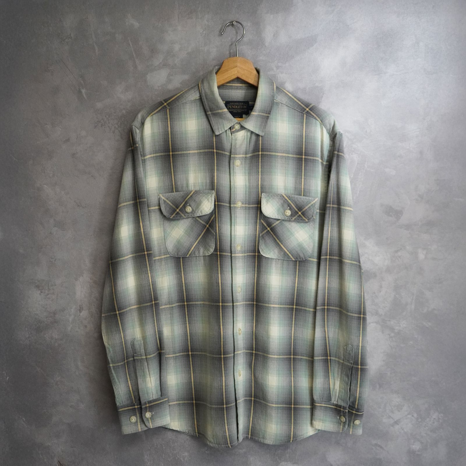 PENDLETON オンブレチェック 好配色 ネルシャツ シャツ サイズM - メルカリ