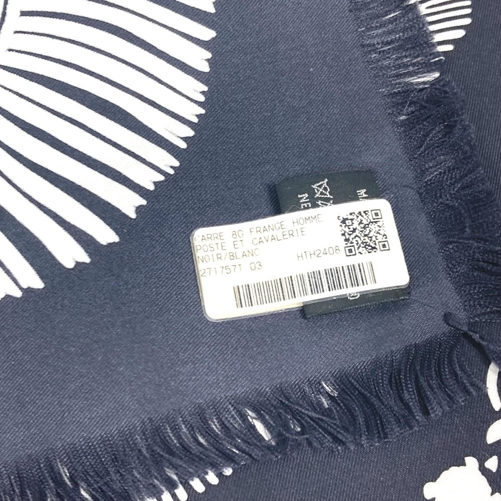 HERMES エルメス スカーフ カレH 80 《サーベル飾袋》 フリンジ